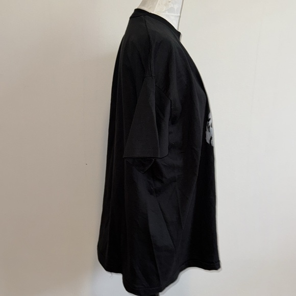 Fruit of the Loom BEST Cotton Black Unisex Dalmatian Short Sleeve Tee - Picture 3 of 7